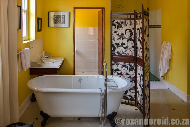 Bathroom at Barrydale's Karoo Art Hotel