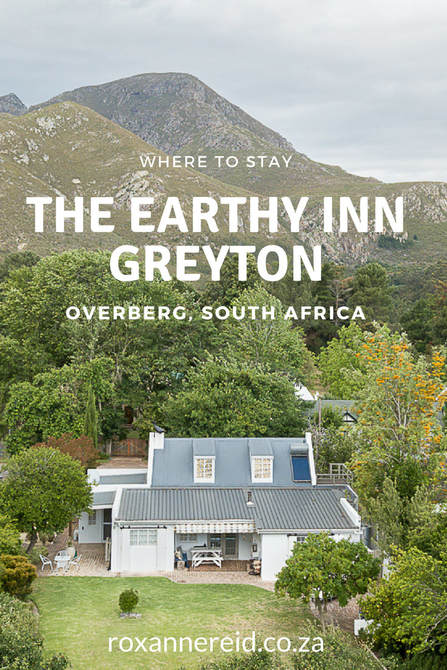 The Earthy Inn: where to stay in Greyton, Overberg, South Africa #Greyton #southAfrica #wheretostay
