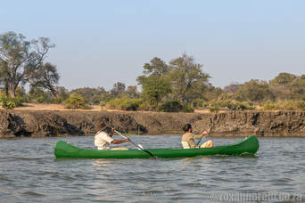 Canoeing on the Greater Mana Expedition, Sapi, Zimbabwe