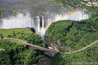 Things to do in Africa :fly over Victoria Falls
