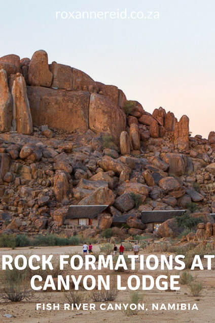 Rock formation at Canyon Lodge, Fish River Canyon #Namibia #travel #Africa