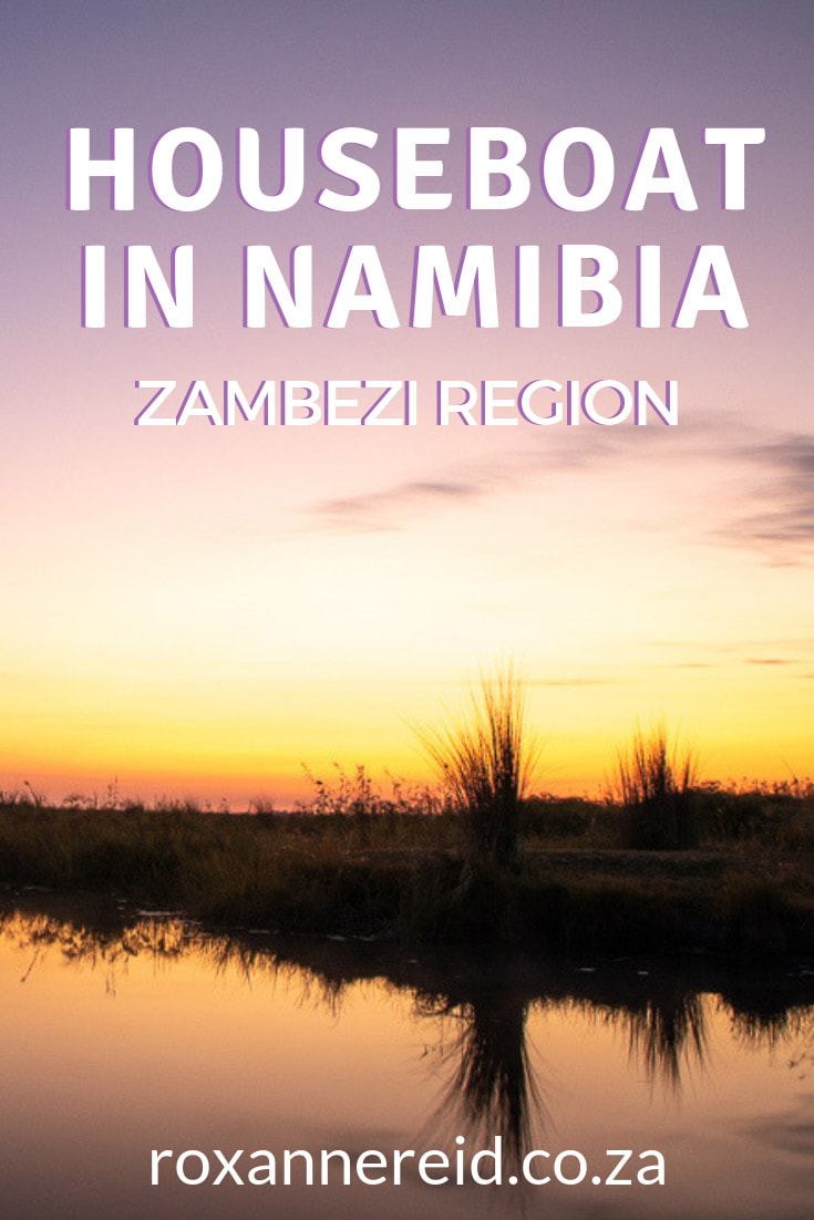 Looking for a romantic nature break in Namibia’s Zambezi (Caprivi) region? Solve where to stay in Namibia by booking Namushasha River Villa near Namushasha River Lodge on the Kwando River, one of Namibia’s most gorgeous Zambezi lodges. Close to Bwabwata National Park for a Namibia safari, this Zambezi houseboat is an exclusive Namibia lodge for two. See elephants, hippos, buffalo, lion, antelope and water birds. #Caprivilodges #Caprivihouseboat
