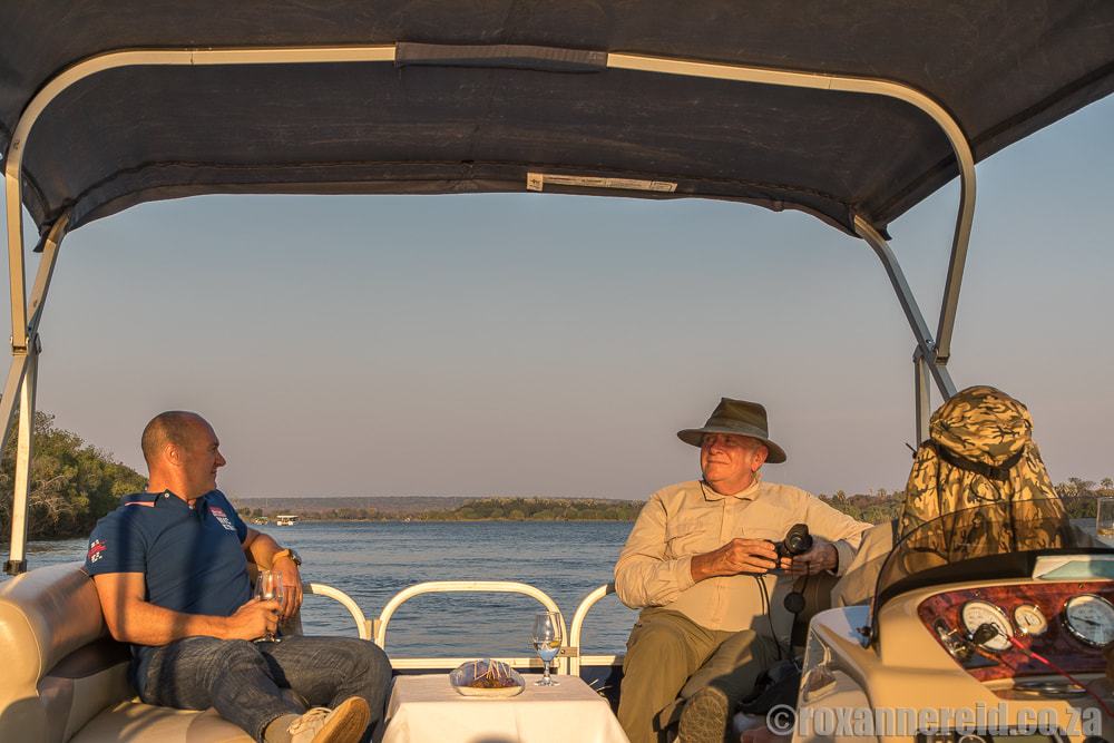 Boat cruise on the Zambezi River, Victoria Falls activities Zimbabwe