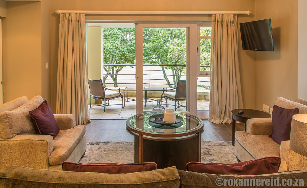 Fancourt Hotel, George accommodation - living room of the suite