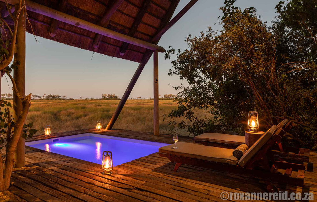 Private pool at your suite, Selinda Camp, Botswana