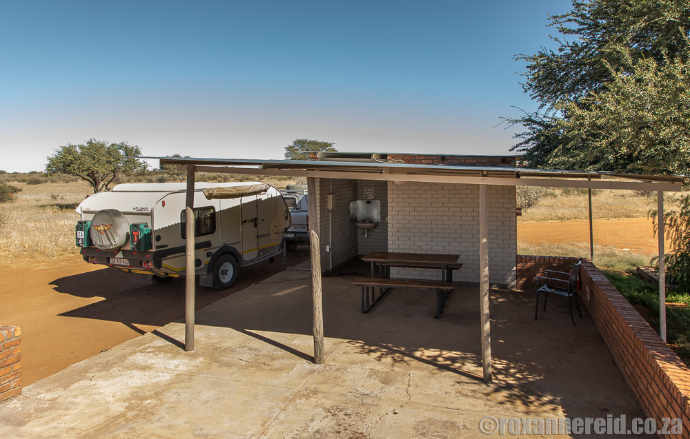Campsites Namibia: Kalahari Anib Lodge campsite near Mariental