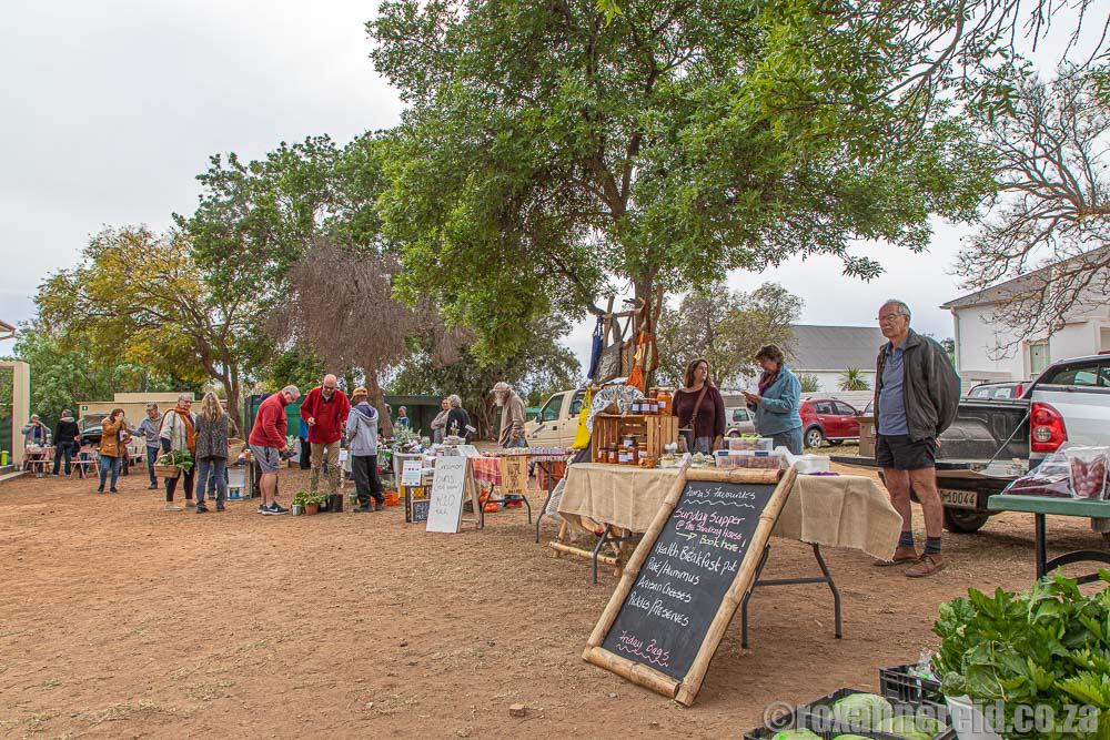 Saturday Morning Market in McGregor in the Robertson valley