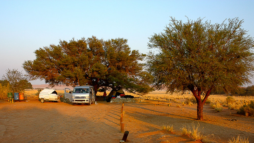 Sesriem campsite: Sossusvlei the slow travel way, Namibia