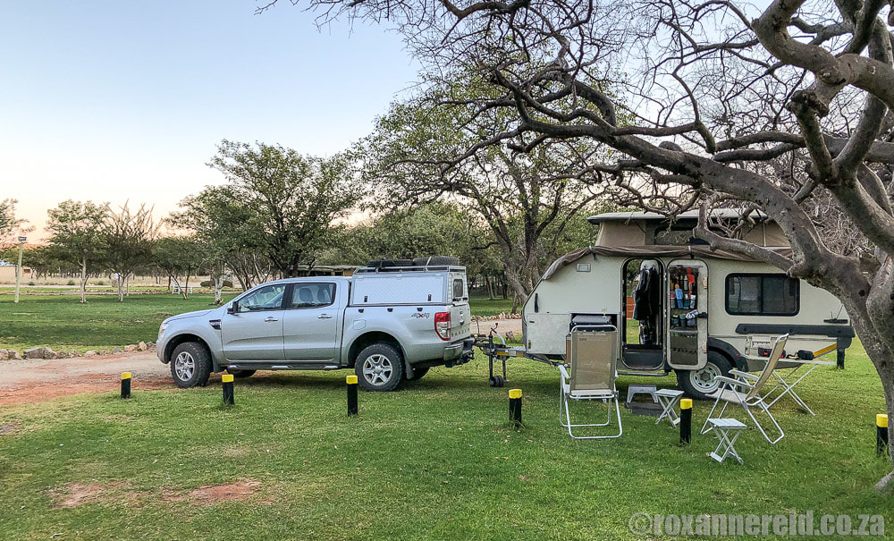 Campsites in Namibia: Sophienhof Lodge's campsite near Outjo