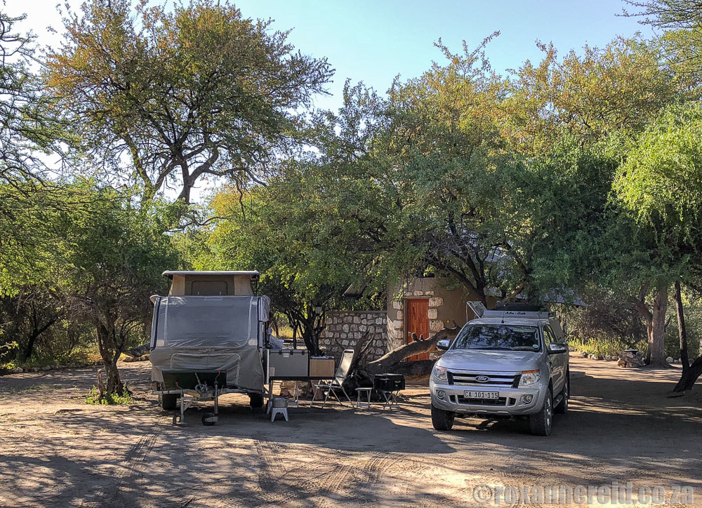 Camping Namibia: Leadwood campsite outside Etosha National Park