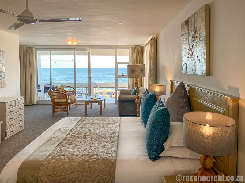 Sea-facing room at the Arniston Hotel