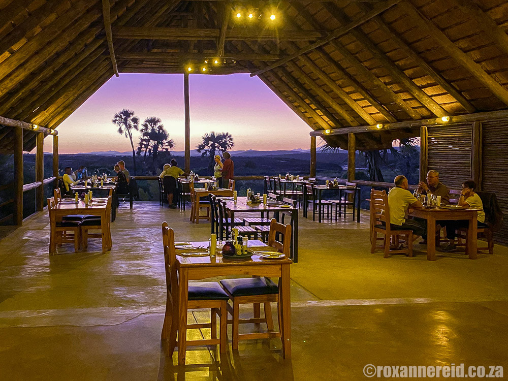 Palmwag Lodge dining area