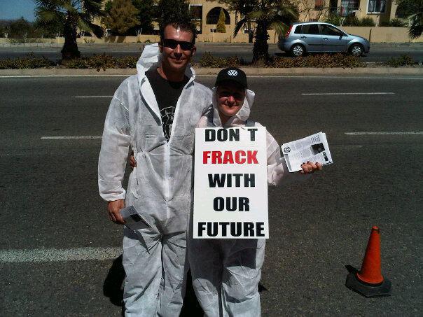 Anti-fracking activists