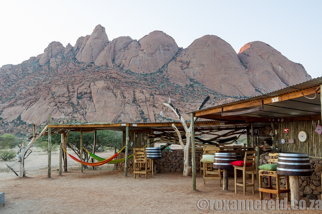 Spitzkoppe rest camp for Namibia camping