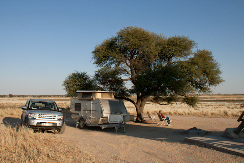 Polentswa campsite, Kglagadi Transfrontier Park, Botswana