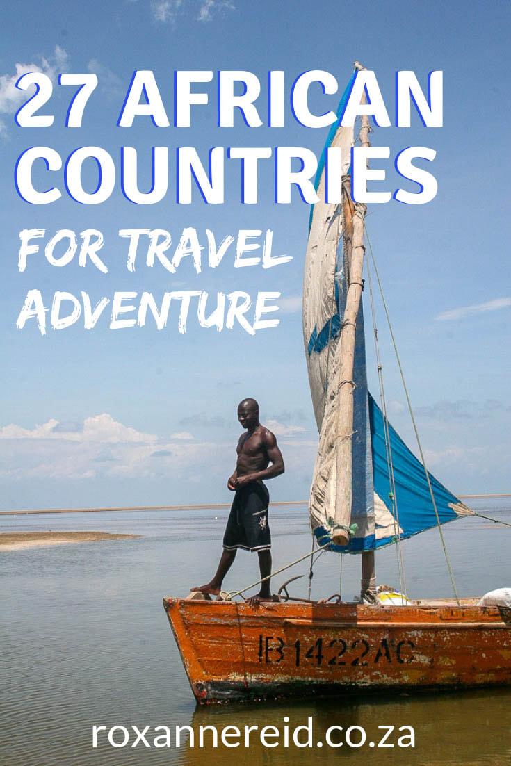 Which are the best African countries to visit for travel adventure? Africa’s best include 27 countries offering African adventures, East African safari, desert, beach, adrenalin activities, culture, history, World Heritage Sites and more. Learn about tourist attractions in Africa as well as off-the-beaten track adventures from Angola to Zambia, as well as South Africa, Botswana, Namibia, Egypt, Sudan, Morocco, Tunisia, Madagascar, Kenya, Senegal, Ghana, Uganda and Rwanda and more.
