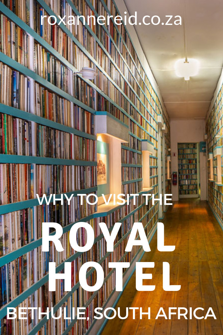 Love books and vinyls? There’s a grand collection at the Royal Hotel in Bethulie in the Free State, South Africa. Other reasons to visit this Bethulie accommodation are things to do in Bethulie: see South Africa’s largest dam (Gariep Dam), hear stories of Anglo Boer War history and the worst concentration camp in South Africa, see the oldest house in the Free State and the longest road-rail bridge in South Africa. #bethulie #RoyalHotel #bookhotel
