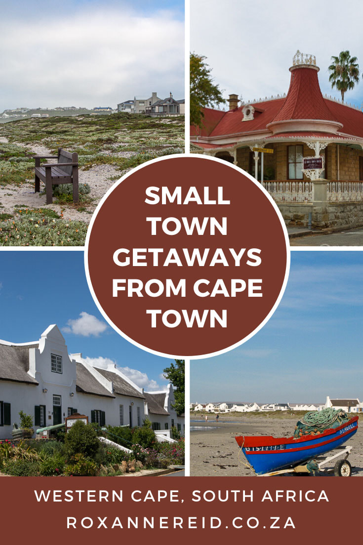 Looking for small towns for weekend getaways from Cape Town? Discover 20 of the best in the Cape Winelands, Garden Route, Karoo, Overberg and West Coast. Find out what makes each small town special and what you can do there. They include Franschhoek, McGregor, Tulbagh, Wilderness, Barrydale, Matjiesfontein, Prince Albert, Greyton, Hermanus, Stanford, Swellendam, Paternoster, Yzerfontein and Riebeek Kasteel and seven more small towns for weekend getaways in the Western Cape.