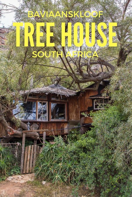 Speekhout tree house in the Baviaanskloof, Eastern Cape, South Africa