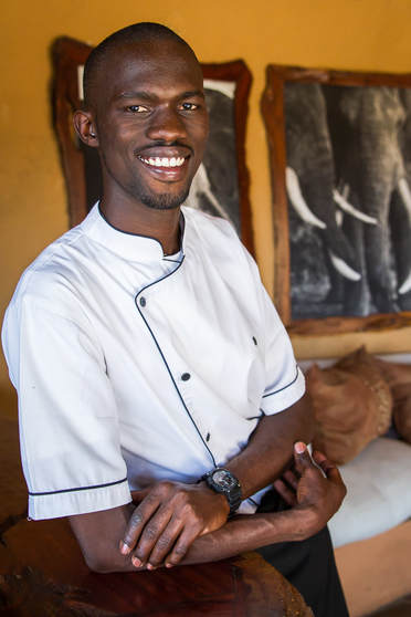 Chef Tim Okuth, ol Donyo Lodge in Kenya’s Chyulu Hills
