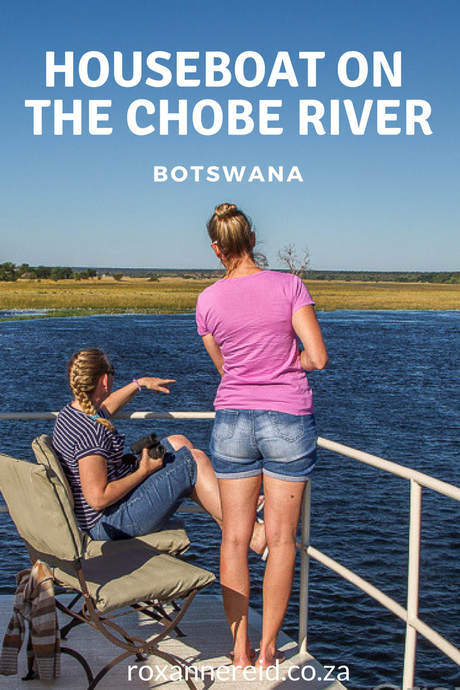 Houseboat on the Chobe River, Botswana #houseboat #Chobe #Botswana