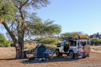 Camping, Mesosaurus Fossil Camp, Namibia