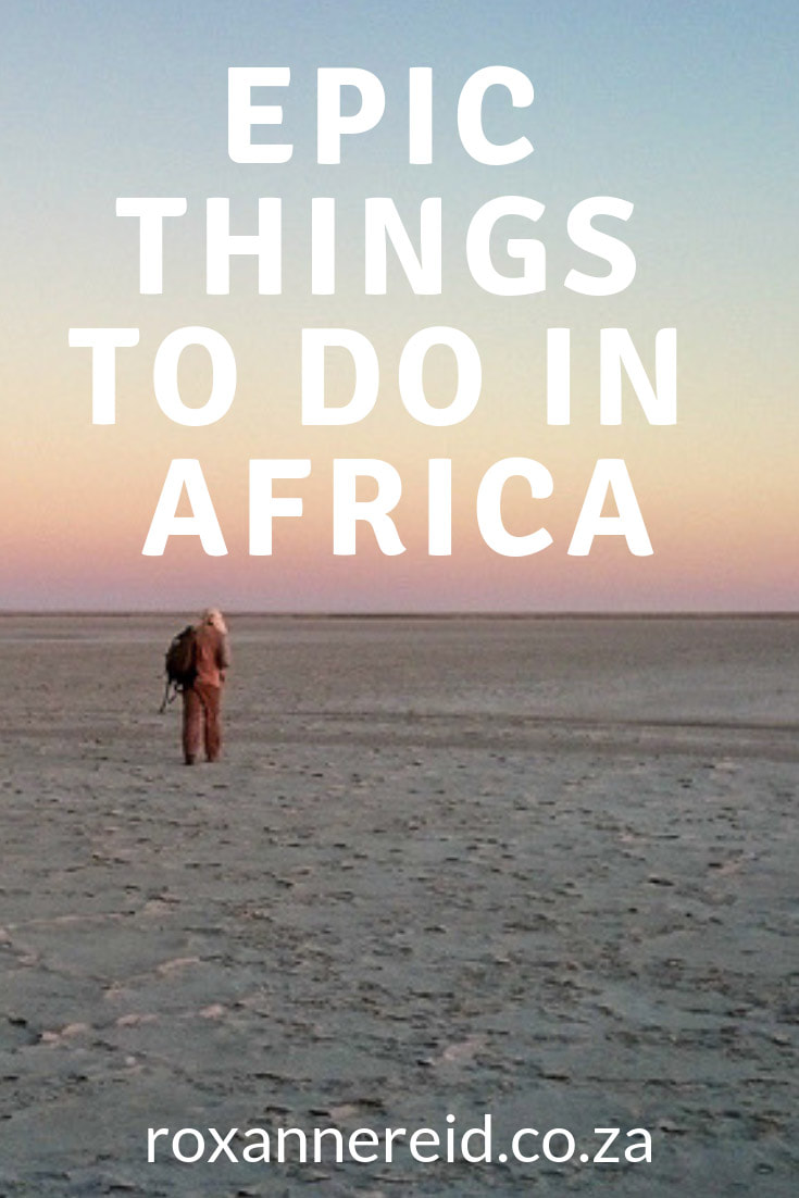 Which are the best African countries to visit for epic things to do? There are so many more things to do in Africa than safari. Find out about activities in Africa like gorilla trekking, hot air balloon experience, quad biking Makgadikgadi pans, Tsitsikamma Canopy Tours, Rocklands bouldering, dhow cruise, skydiving Swakopmund, climbing Kilimanjaro, snorkeling Chube Island, hiking Nyngwe National Park, Taghazout surfing, surfing in Morocco, scuba diving in Egypt, Toubkal trek and more.