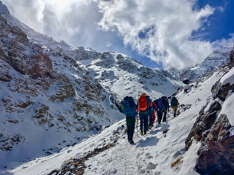 Trekking in the Atlas Mountains: Toubkal trek