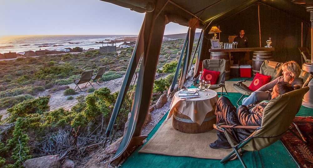 Luxury camp, Namaqua National Park