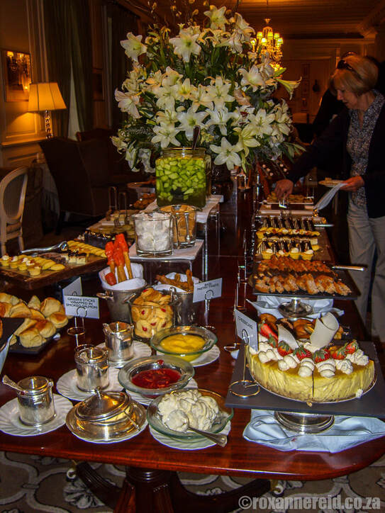 Cape Town food: high tea at the Mount Nelson