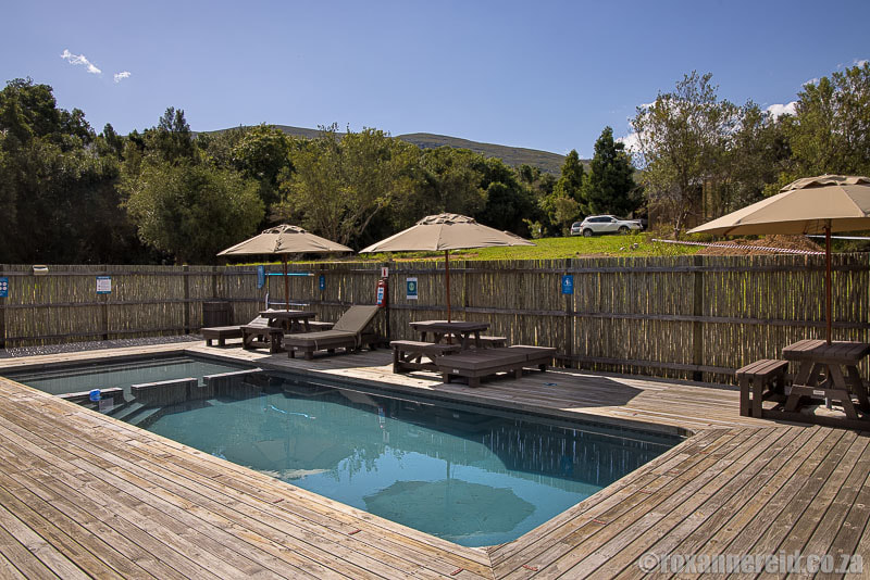 Swimming pool at Grootvadersbosch self-catering accommodation