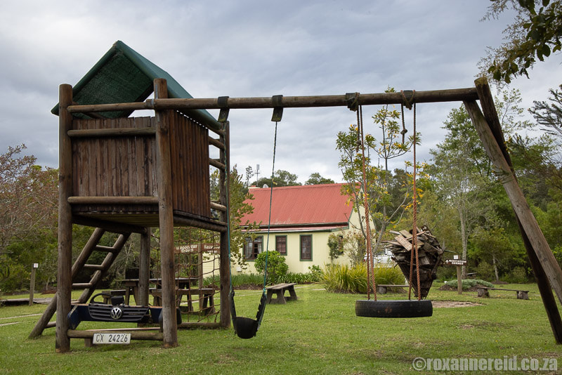 A play area makes this Knysna accommodation family friendly
