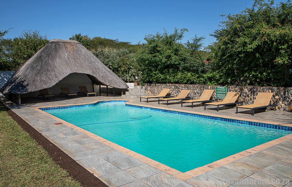 wimming pool at Rhino River Lodge, KZN