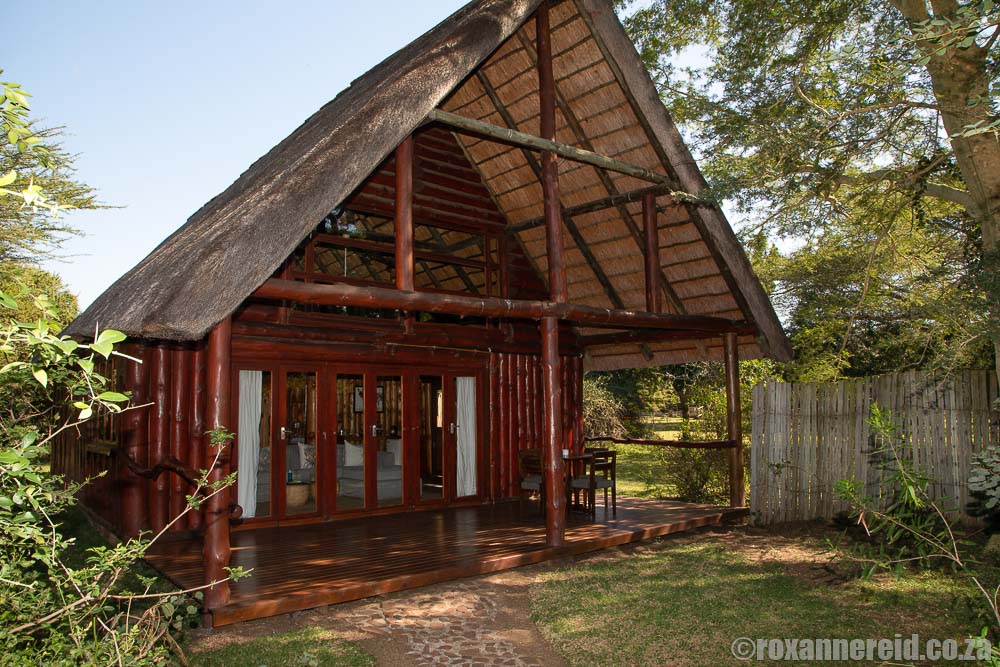 Manyoni Private Game Reserve accommodation: family chalet at Rhino River Lodge