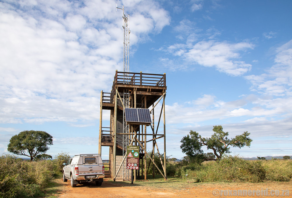 Lookout tower at Mkhuze Game Reserve
