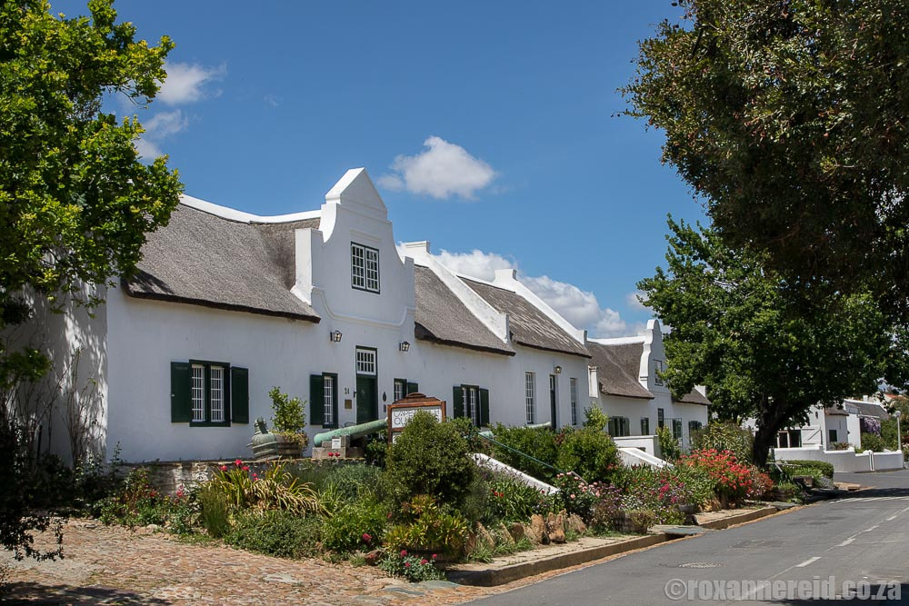 Heritage buildings in Church Street, restored after the Tulbagh earthquake