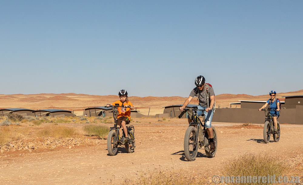 Things to do at the Desert Grace Namibia: ebiking