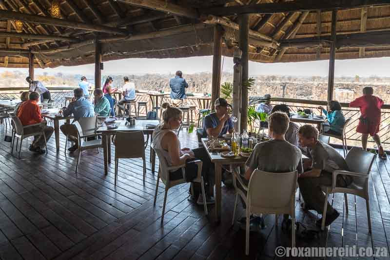 Lunch at the Lookout Cafe, Victoria Falls activities Zimbabwe
