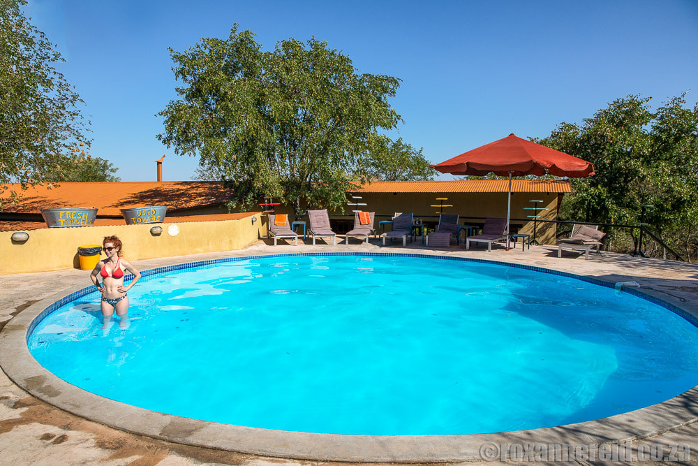 Swimming is just one of the things to do on your holidays in Namibia at Etosha Safari Camp