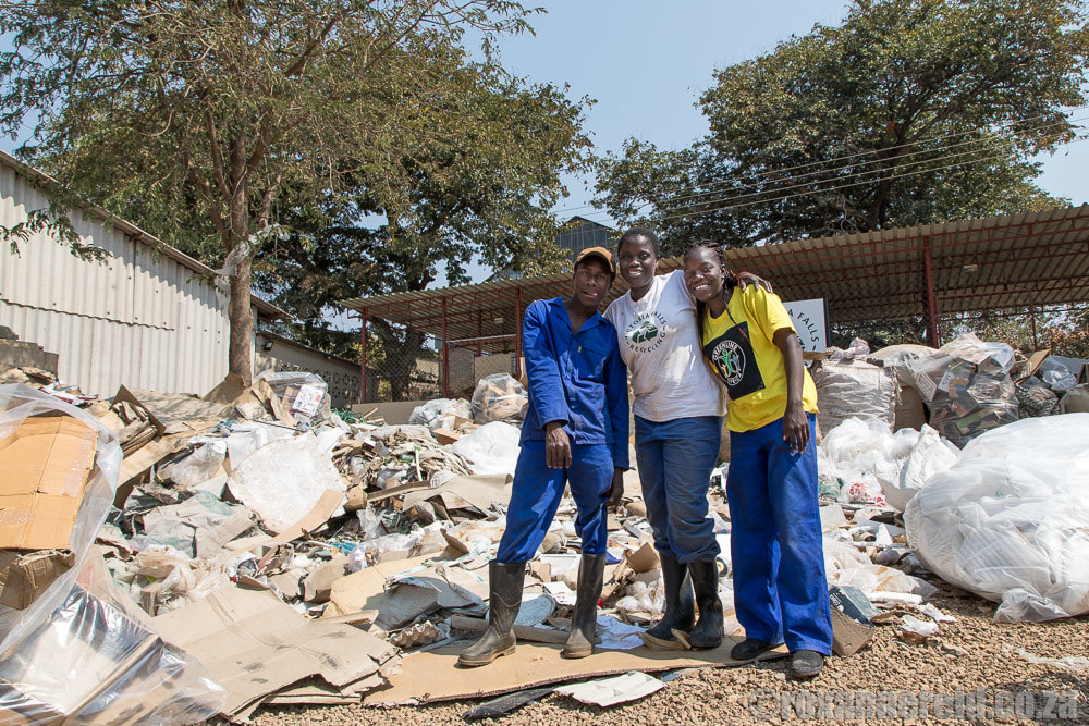 Victoria Falls Recycling, another of Greenline Africa Trust's sustainable community projects