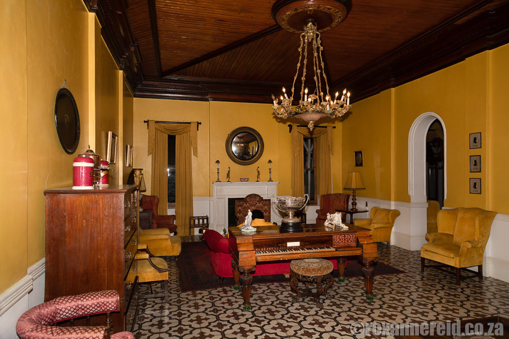 One of the sitting rooms at the Matjiesfontein hotels