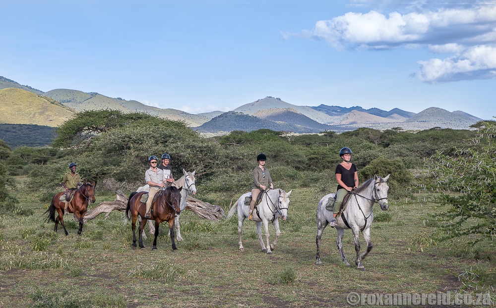 Horse riding at ol Donyo, Chyulu Hills, Kenya