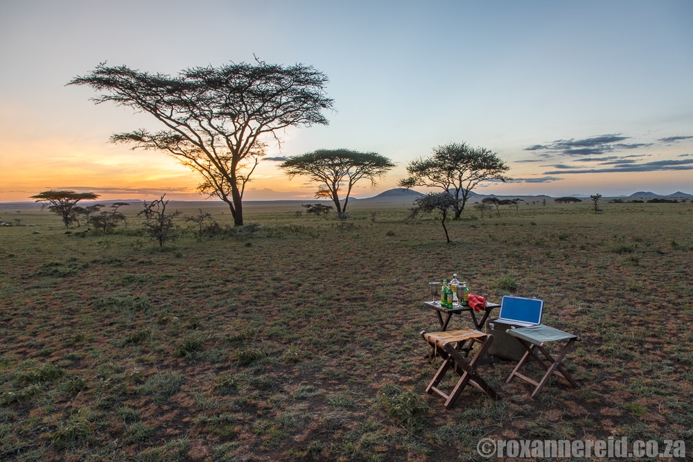 Sunset, ol Donyo, Chyulu Hills, Kenya
