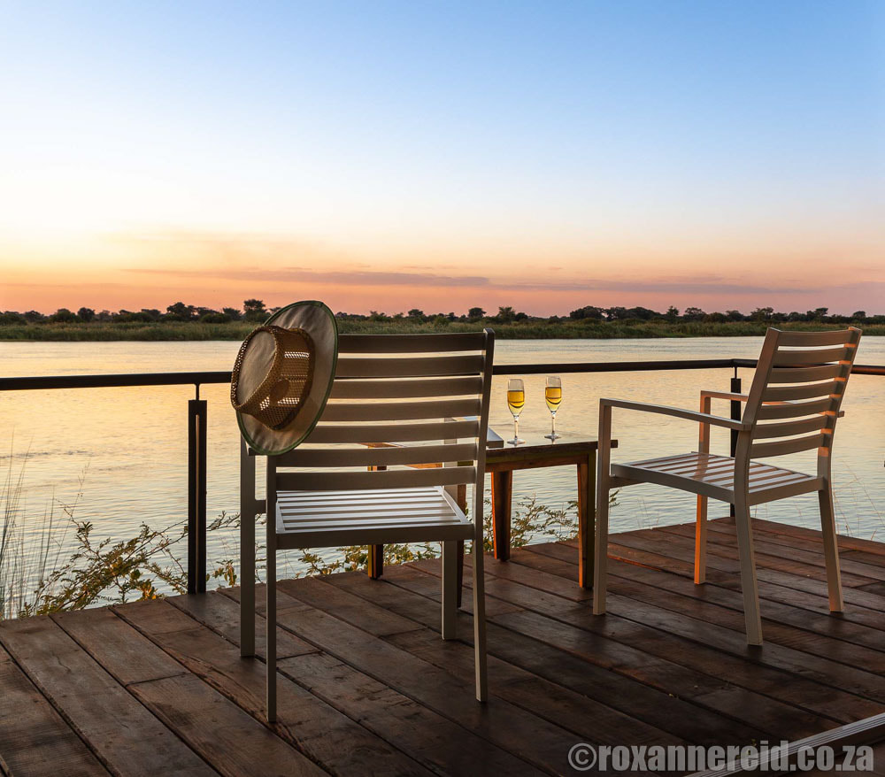 Deck with a view at this Caprivi accommodation (Zambezi)