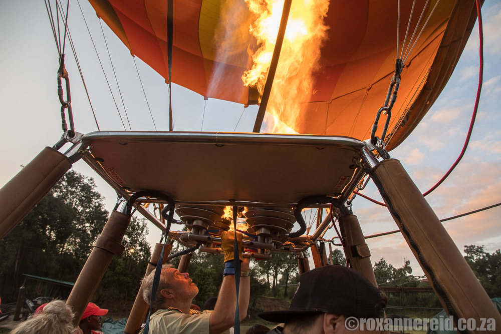 Hot air ballooning, Little Governors Camp, Maasai Mara, Kenya
