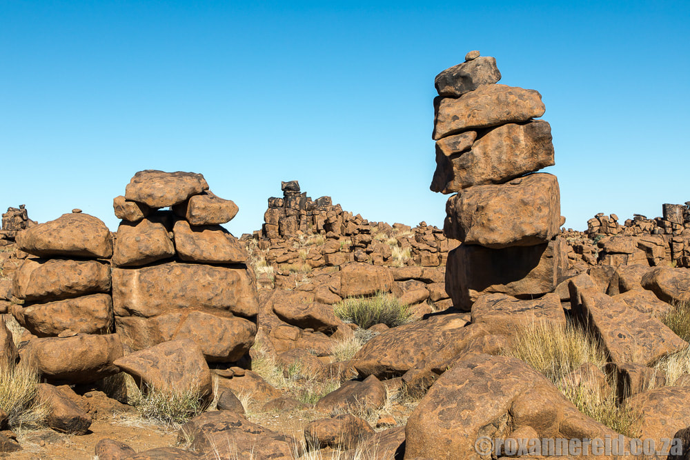 Namibia geology: Giants Playground near Keetmanshoop