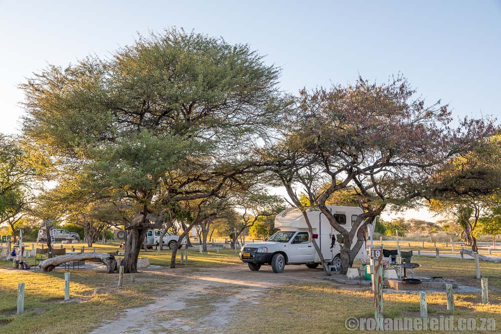 Etosha National Park camping: Namutoni campsite