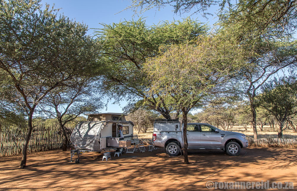 Camping Namibia: Ohange Lodge's campsite near Otavi