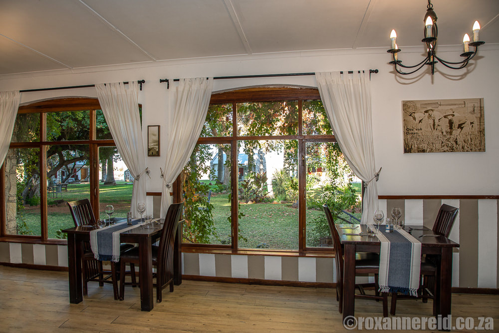 Dining room at Gondwana Namibia's Kalahari Farmhouse