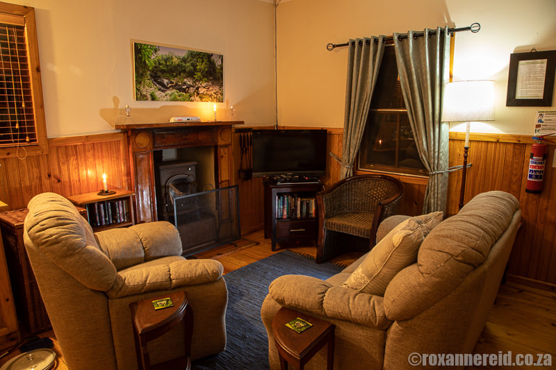 Knysna forest cottages - the living room at Forest Edge